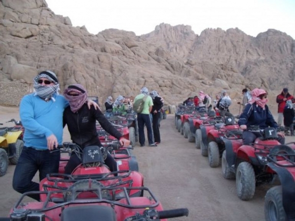 Quad Biking with Camel Ride and Bedouin Dinner from Sharm El Sheikh